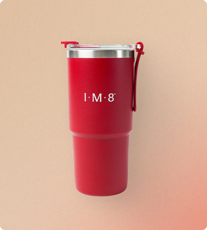 IM8 Stainless Steel Red Signature Cup