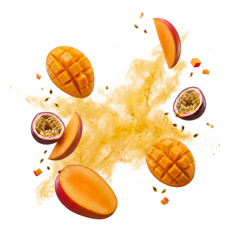 Mango + Passion Fruit ingredients