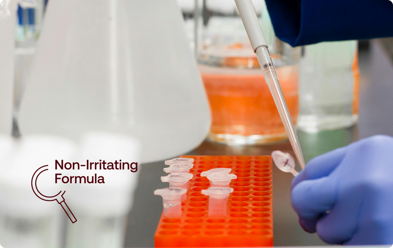 Gentle, Non-Irritating Formula