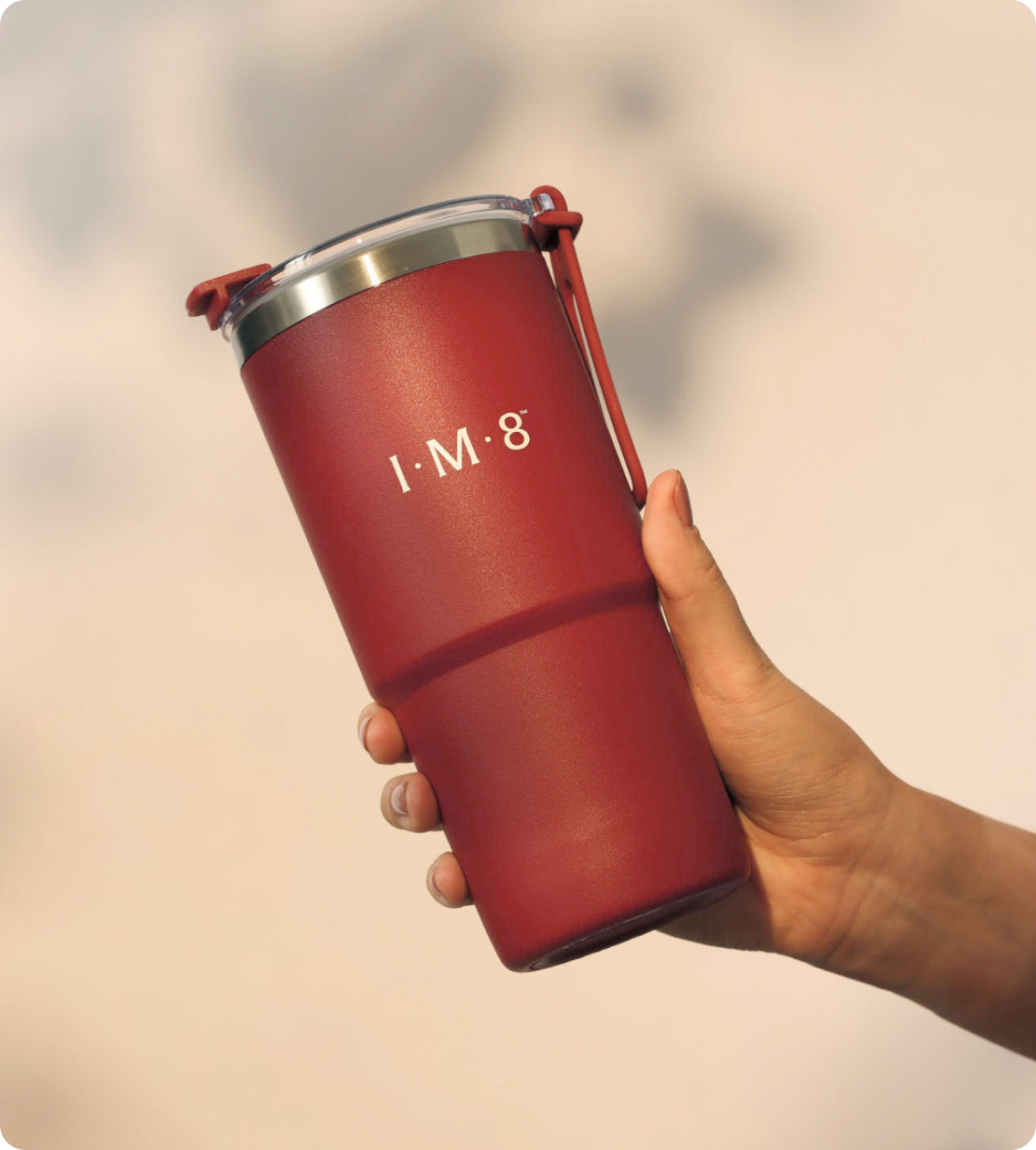 IM8 Stainless Steel Red Signature Cup