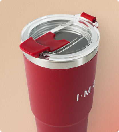 IM8 Stainless Steel Red Signature Cup