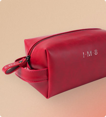 IM8 Limited Edition Vegan Leather Travel Pouch