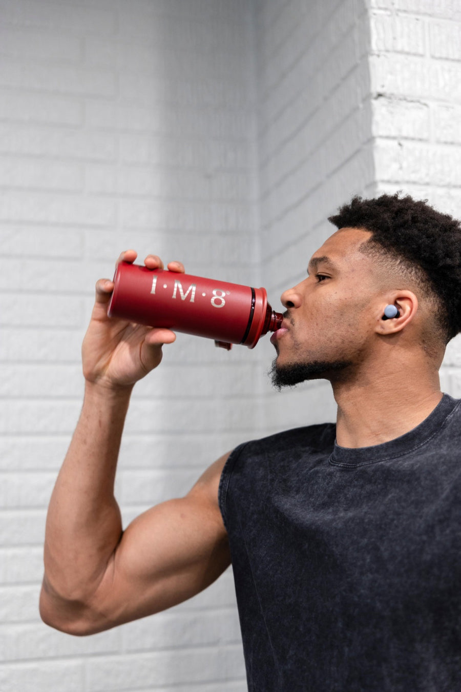 Giannis Antetokounmpo with IM8 stack
