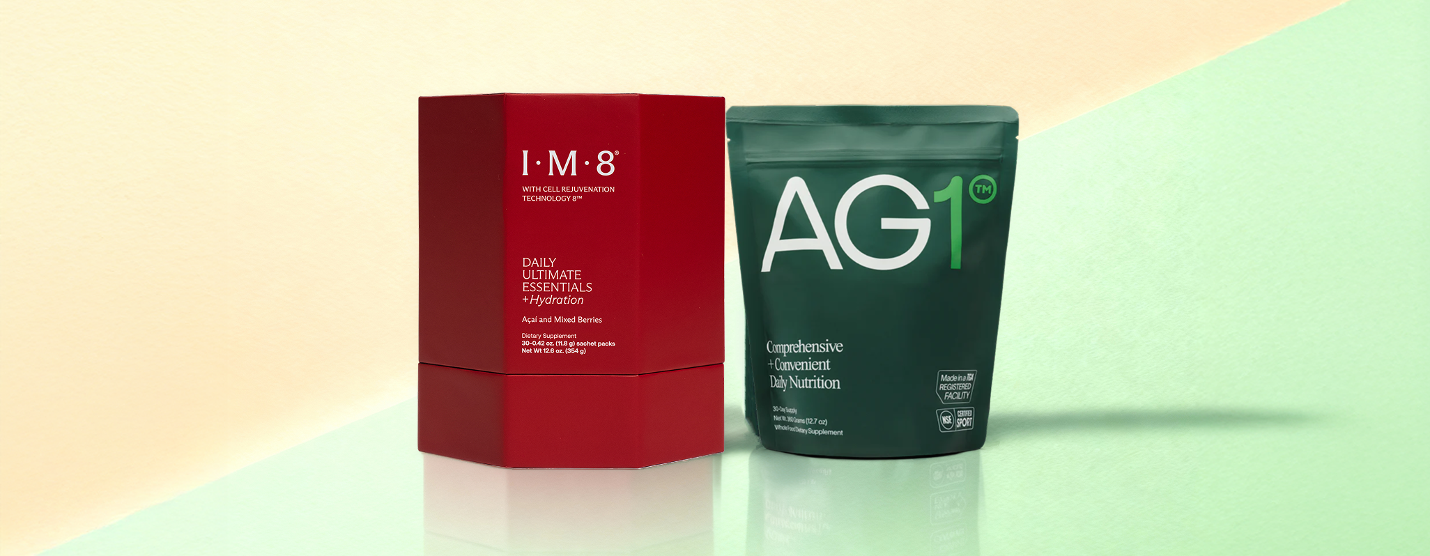 IM8 vs. AG1: The Ultimate Foundational Supplement Showdown