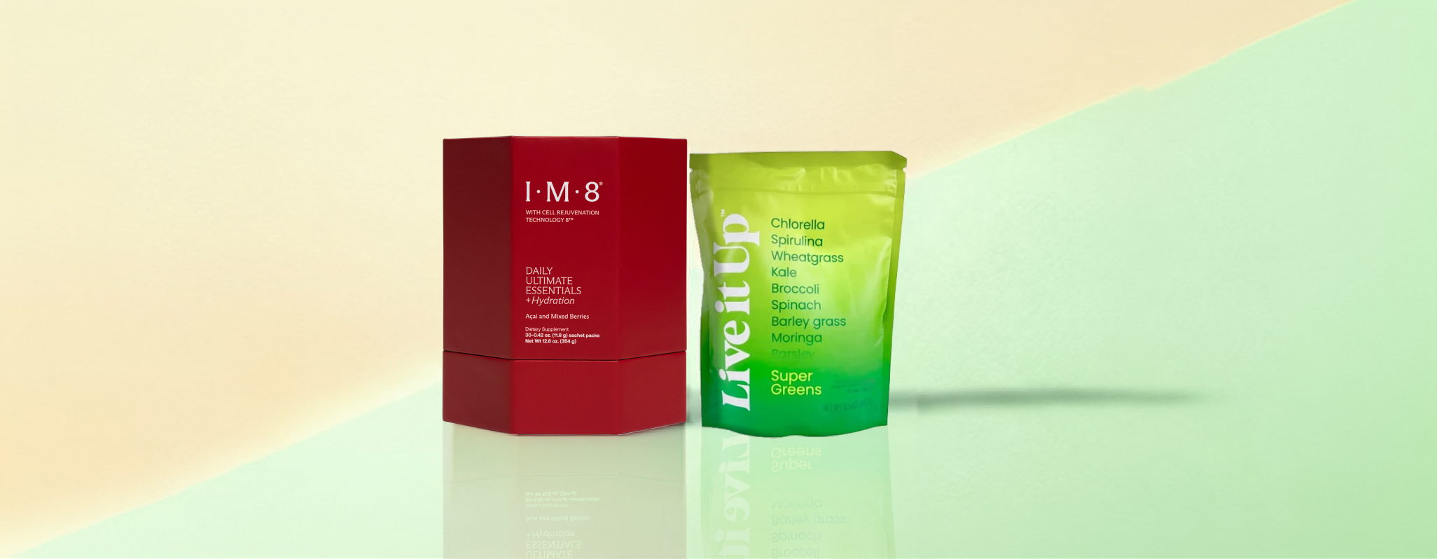 IM8 vs. Live it Up Super Greens